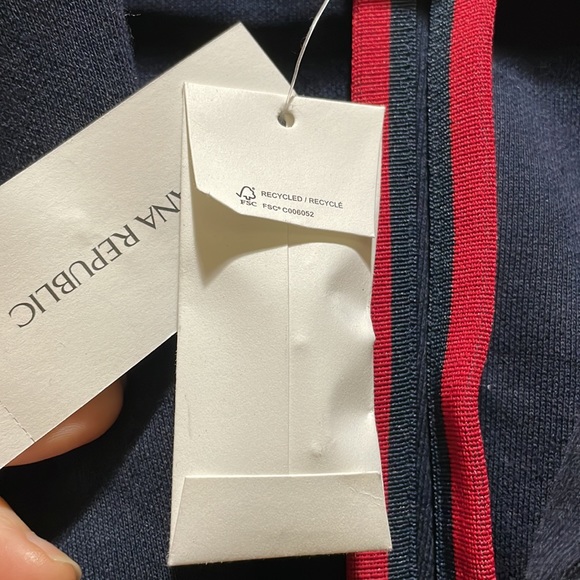 Banana Republic cotton navy blazer ( sz med) - Picture 4 of 13